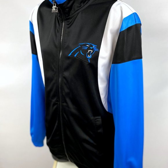 CAROLINA PANTHERS NFL STARTER Starter Track Jacket M L XL 2X - Picture 2 of 8